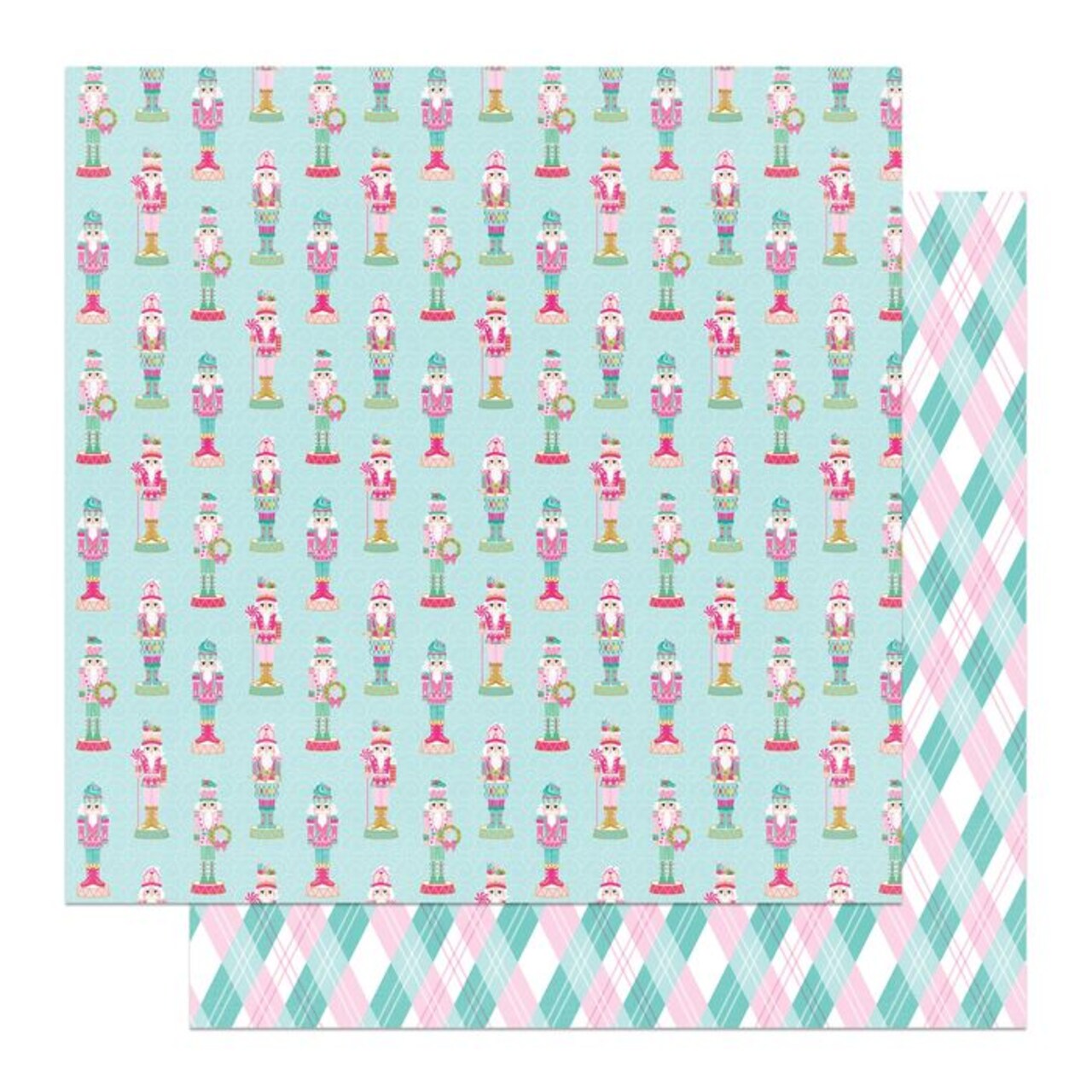 Photoplay Sugar Plum Double-Sided Cardstock 12"X12"-Sweet Nutcrackers